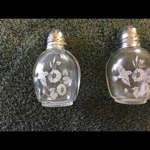 Avon 24% lead crystal salt & pepper shakers